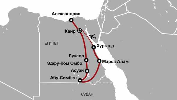 Как добраться до Египта на поезде